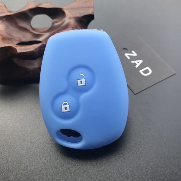 ZAD Silicone Car Key Cover Case For renault 2 buttons Kangoo DACIA Scenic Megane Sandero Captur Twingo Modus remote key cover - Image 12