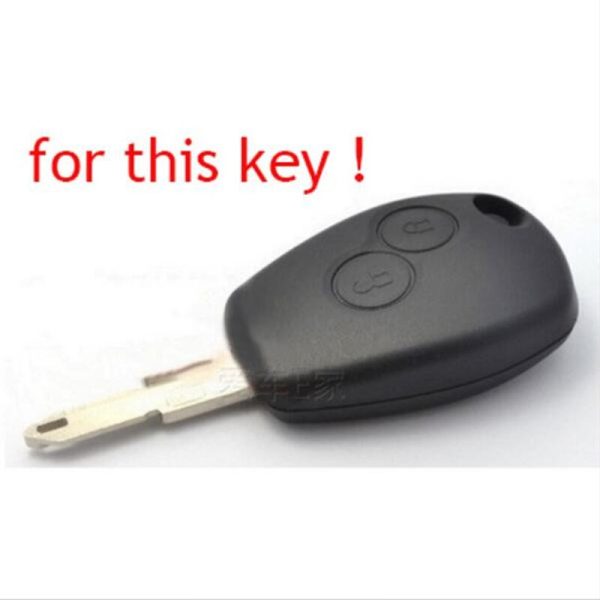 ZAD Silicone Car Key Cover Case For renault 2 buttons Kangoo DACIA Scenic Megane Sandero Captur Twingo Modus remote key cover - Image 5