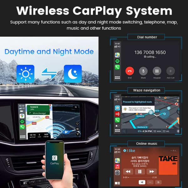 Carlinkit 4.0 Car Connect Original Car Wired to Wireless CarPlay Android Auto Box - Image 2