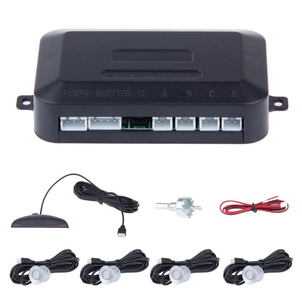 Car Auto Parktronic LED Parking Sensor With 4 Sensors Reverse Backup Car Parking Radar Monitor Detector System Backlight Display - Image 4