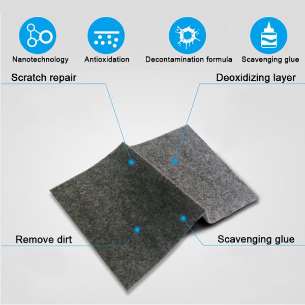 Car Scratch Repair Tool Cloth Nano Material Surface Rags For Automobile Light Paint Scratches Remover Scuffs For Car Accessories - Image 3
