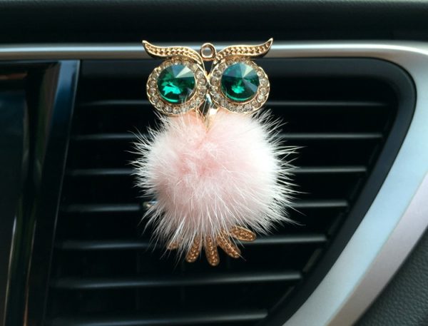 1Pcs Crystal Owl Car Air Freshener Auto Outlet Perfume Clip Interior Accessories Car-styling Vent Solid Fragrance Diffuser - Image 7