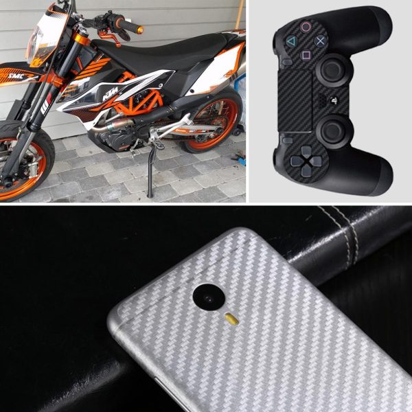 127*20CM 3D  Auto Carbon Fiber Vinyl Film Carbon  Car Stickers Decal Car Styling - Image 4