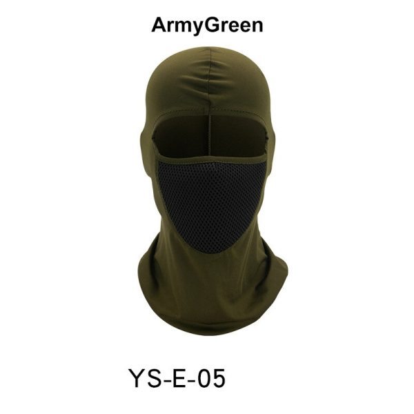 Motorcycle Sun protection and dustproof headgear riding hat hood windproof outdoor tactical riding hood mask mask dust mask - Image 11