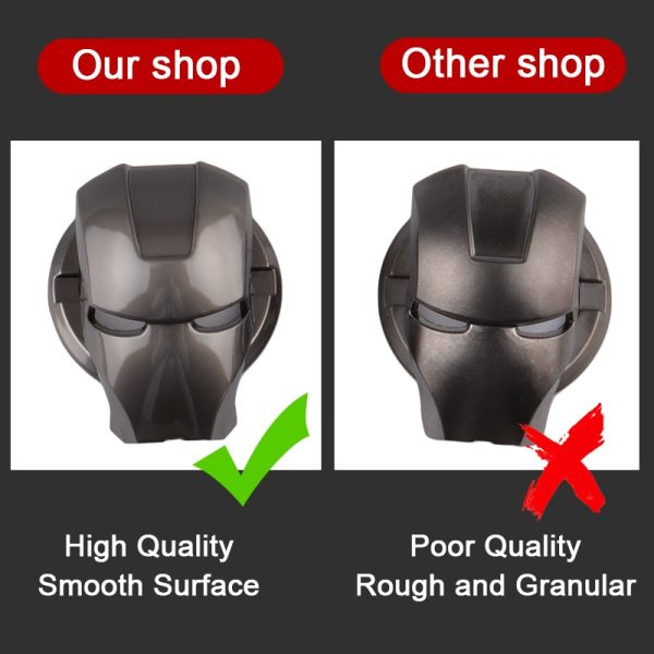 Iron Man Car Interior Engine Ignition Start Stop Button Protective Cover Decoration Sticker Car Interior Accessories - Image 2