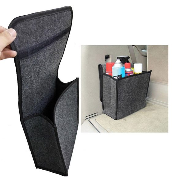 Car Organizer Bag Car Storage Organizer Multipurpose Car Trunk Organizer Car Storage Box Large Capacity Folding Storage Bag - Image 4