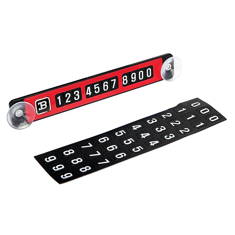 Car Temporary Parking Card Phone Number Card Plate with Sucker Magnetic Puzzle Car Sticker Car Styling Auto Accessories