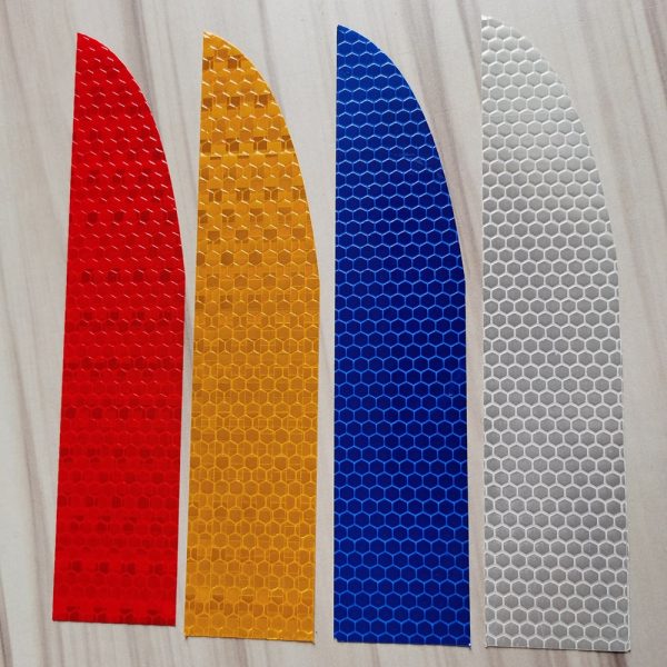 5pcs/set Car Reflectante Reflector Sticker 91*4 Car Body Trunk Exterior Auto Accessories Reflective Tape Reflex Exterior Warning - Image 3