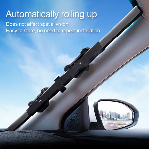 46CM/65CM/70CM/80CM Upgarde Retracta'ble SUV Truck Car Front Windshield Sunshade Rear Window Sun Visor UV Protection Curtain - Image 2