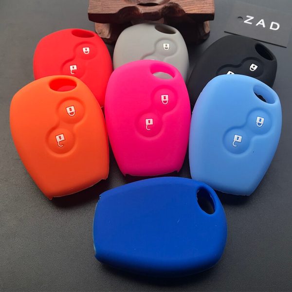 ZAD Silicone Car Key Cover Case For renault 2 buttons Kangoo DACIA Scenic Megane Sandero Captur Twingo Modus remote key cover - Image 6