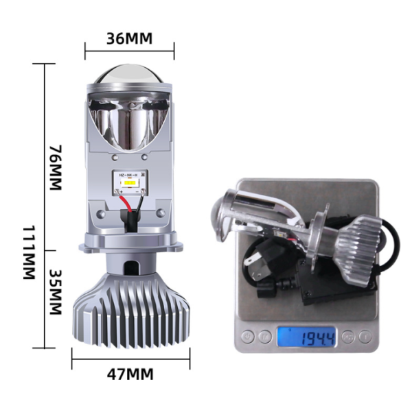 AILEO Canbus 90W/Pair Lamp H4 LED Mini Projector Lens Automobles Bulb 20000LM Conversion Kit Hi/Lo Beam Headlight 12V24V RHD LHD - Image 3