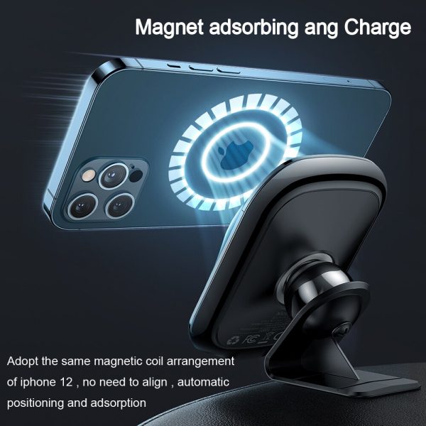 Mcdodo 15W Qi Magnetic Wireless Charger For iphone 12 13 11 Pro Max Wireless Charging Stand Car Phone Holder For Samsung Huawei - Image 2