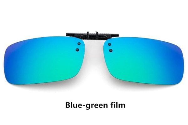 Cool Polarized Mirrored UV400 Lens Clips On Sunglasses Driving Night Vision Lens Sun Glasses Male Anti-UVA For Men Women - Image 10