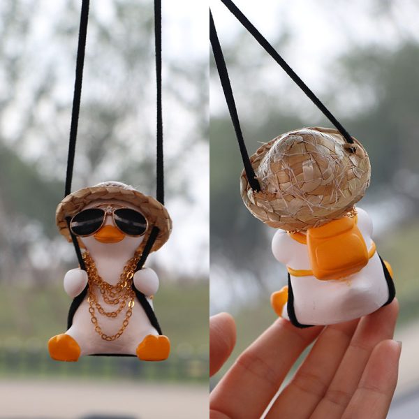 Car Car Pendant Car Interior Swing Duck Car Rearview Mirror Pendant Cross Border Swing Duck Car Pendant - Image 6