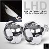 RACBOX 2Pcs 2.5 Inch Universal Bi Xenon HID Projector Lens Silver Black Shroud H1 Xenon LED Bulb H4 H7 Motorcycle Car Headlight - Image 8