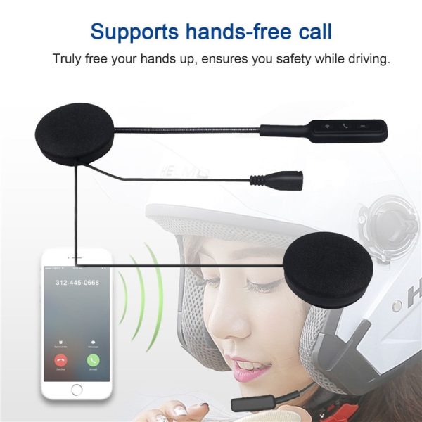 MH01 Motor Wireless Bluetooth Headset Motorcycle Helmet Earphone Headphone Dual Stereo Speaker Handsfree Music For MP3 MP4 phone - Image 2