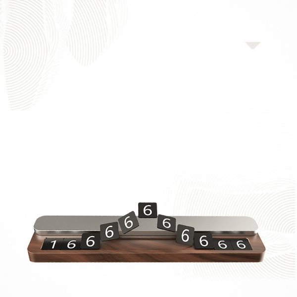 Car Parking Card High Temperature Resistant Mobile Phone Number Plate Walnut Simple Parking Card - Image 3