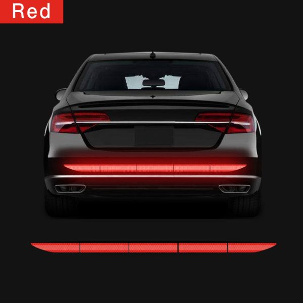 5pcs/set Car Reflectante Reflector Sticker 91*4 Car Body Trunk Exterior Auto Accessories Reflective Tape Reflex Exterior Warning - Image 7