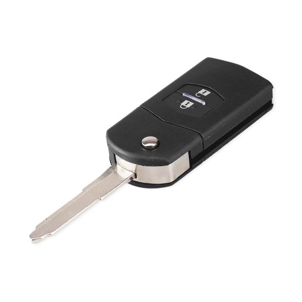 KEYYOU 2 Button Remote Key Fob Shell Case Folding Flip With Uncut Blade For ford3 5 6 Free Shippping - Image 2