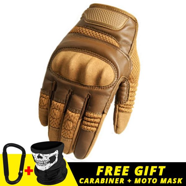 Motorcycle Gloves Summer Breathable Tactical Full Finger Moto Gloves Touchscreen Motocross Motorbike Riding Cycling Biker Gloves - Image 3