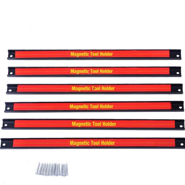 8 12 18 24 Magnetic Tool Holder Bar Organizer Racks for Connecting Strips Tools in the Garage and Workshop - Image 2