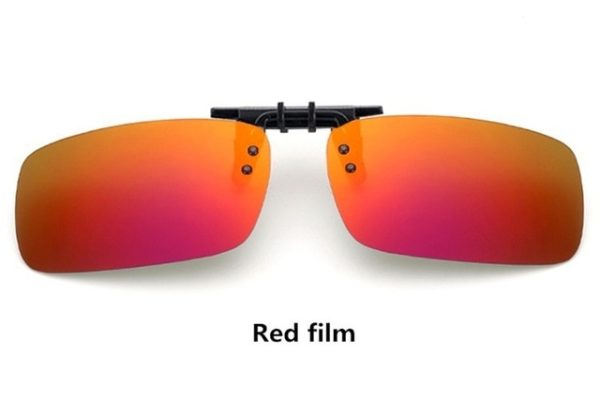 Cool Polarized Mirrored UV400 Lens Clips On Sunglasses Driving Night Vision Lens Sun Glasses Male Anti-UVA For Men Women - Image 9