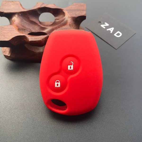 ZAD Silicone Car Key Cover Case For renault 2 buttons Kangoo DACIA Scenic Megane Sandero Captur Twingo Modus remote key cover - Image 4