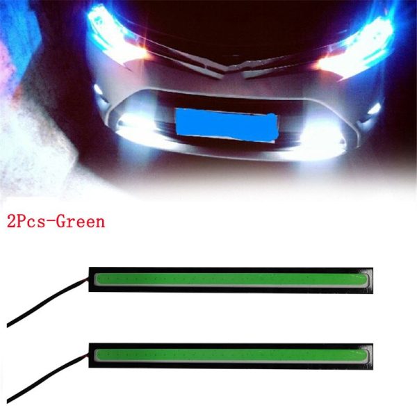 4/2Pcs 17CM Universal Car COB LED Strip Car Running Fog Lamp Driving Strip Light Waterproof 10-16V Flexible Led Strip Accessorie - Image 8