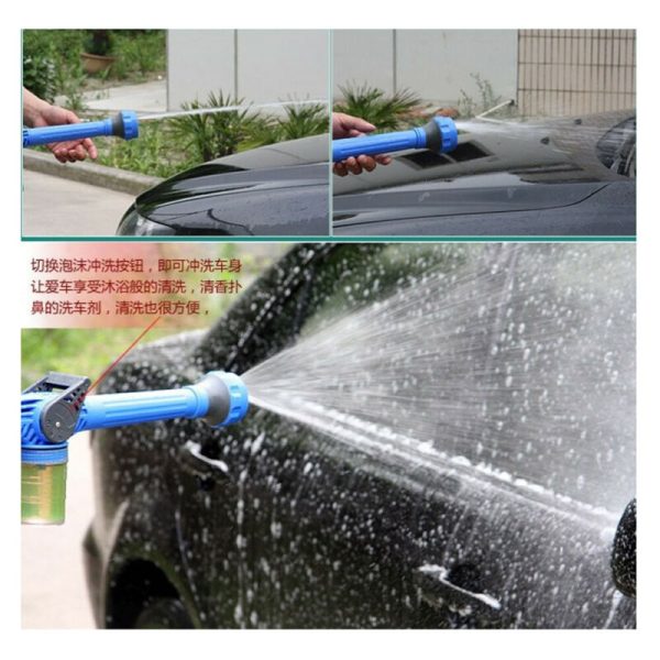 8 Nozzle Ez Jet Water Soap Cannon Dispenser Pump Spray Gun Car Washer US - Image 4