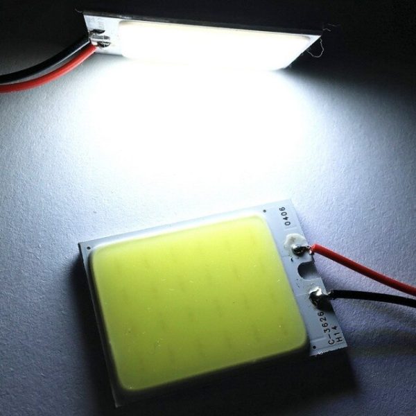 White T10 Cob 24 SMD 36 SMD Car Led Vehicle Panel Lamps Auto Interior Reading Lamp Bulb Light Dome Festoon BA9S DC 12v - Image 2