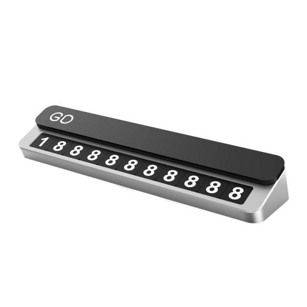 Parking Plate Phone Number Plate Car Car Parking Card Aluminum Alloy High Quality Simple High Temperature Resistance - Image 7