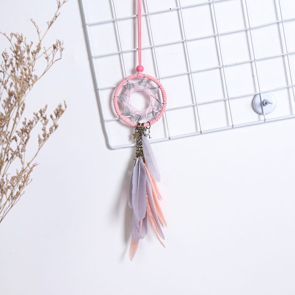 Ins Car Pendant Yilu Ping An Dream Catcher Car Creative Car Interior Decoration Rearview Mirror Pendant Pendant Lady - Image 7