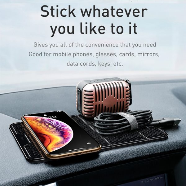 Baseus Car Phone Holder Universal Mobilephone Wall Desk Sticker Multi-Functional Nano Rubber Pad Car Mount Phone Support - Image 2