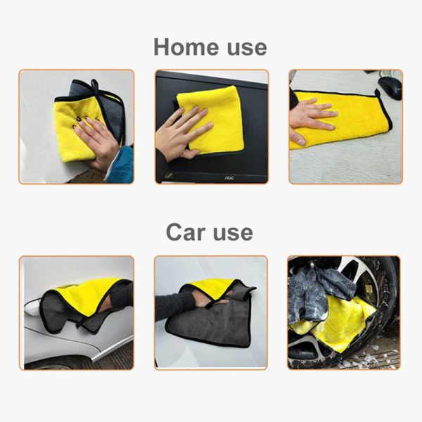 3/5/10 pcs Extra Soft Car Wash Microfiber Towel Car Cleaning Drying Cloth Car Care Cloth Detailing Car WashTowel Never Scrat - Image 5