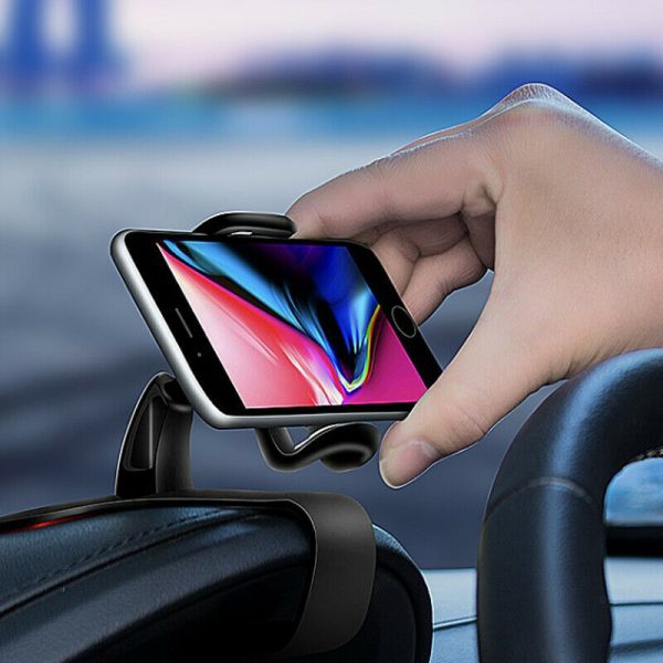 1pc Car Phone Holder Universal Cell Phone GPS Car Dashboard Mount Phone Holder Stand Hud Clip On Cradle Phone Bracket - Image 3