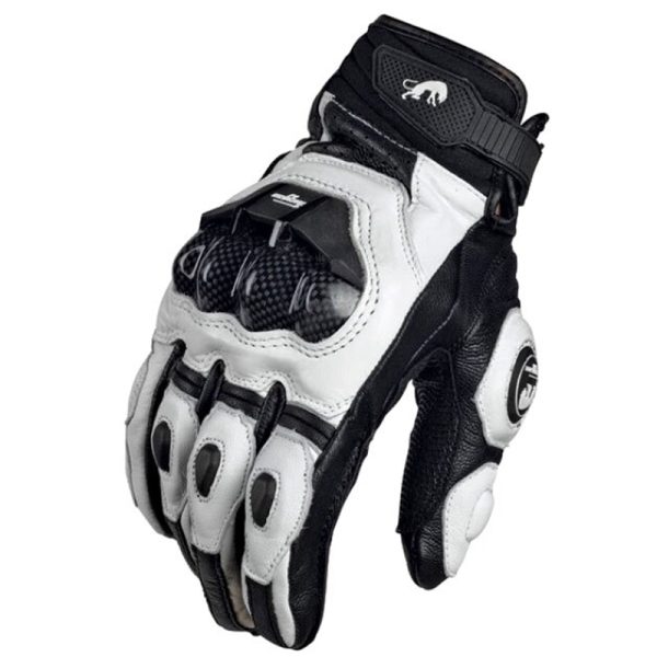 Motorcycle Gloves black Racing Genuine Leather Motorbike white Road Racing Team Glove men summer winter - Image 5