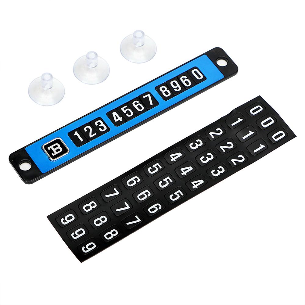 Car Temporary Parking Card Phone Number Card Plate with Sucker Magnetic Puzzle Car Sticker Car Styling Auto Accessories - Image 5