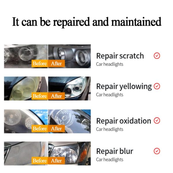 20ml Car Headlight Repair fluid scratch remove Refurbishment Coating Oxidation repair Polishing Car Light Repair Agent  TSLM1 - Image 4