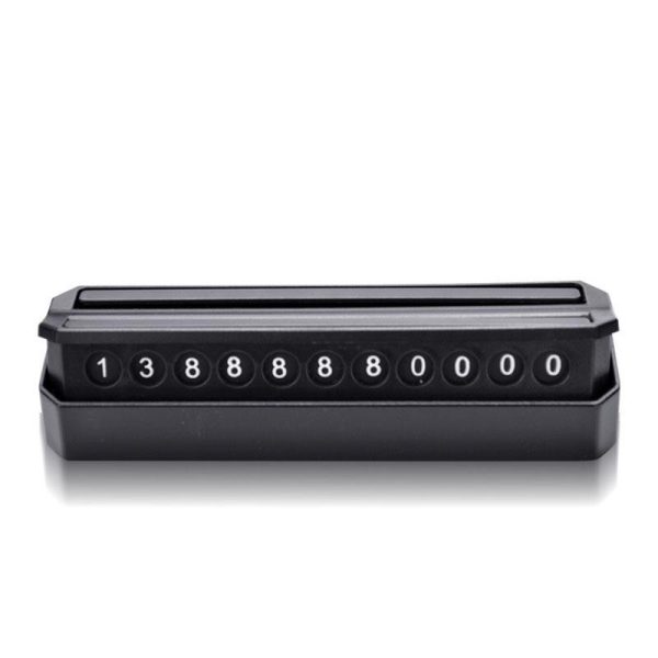 Car Phone Number Auto Parking Card Hidden Drawer Sticker Plate Automobile Temporary Double Sided Switch Number Card - Image 9