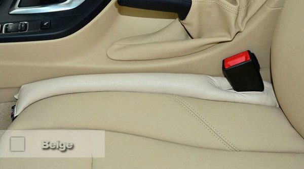 Car Seat Cushion Crevice Gap Stopper PU Leather Leakproof Protector car seat cover pad - Image 5