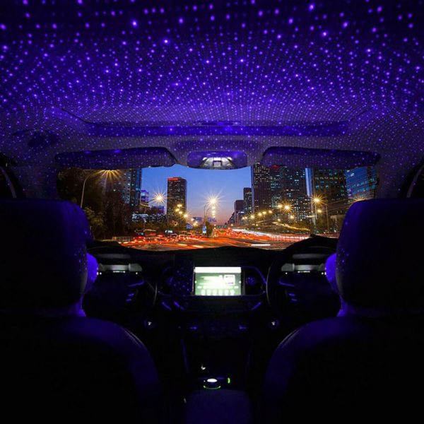 Mini LED Car Roof Star Night Light Projector Atmosphere Galaxy Lamp USB Decorative Lamp Adjustable Car Interior Decor Light - Image 2