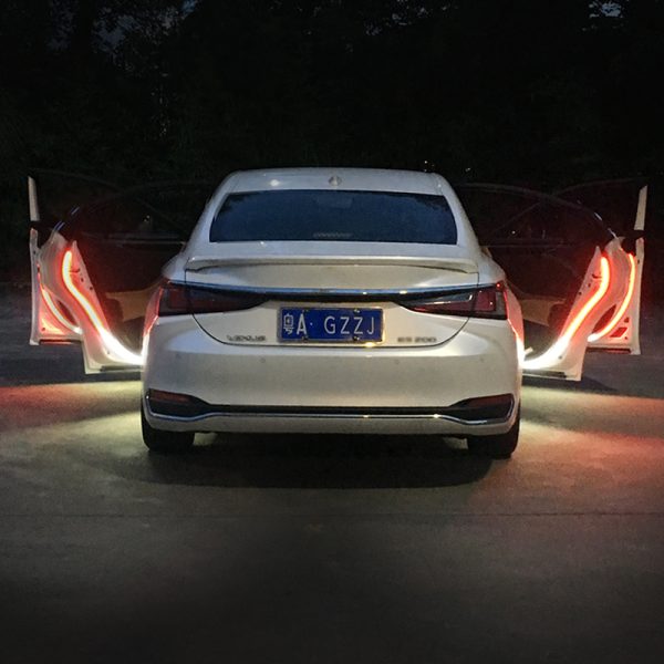 Led Car Door Warning Lights 120cm Anti-collision Strobe Flashing Safety Lamp Streamer Decorative Atmosphere Ambient Light 12V - Image 4