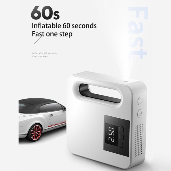 12V Mini Car Air Compressor Tire Inflatable Air Pump Portable Inflator Pump Electric Intelligent Car Tire Inflator - Image 3
