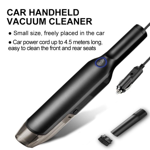 Handheld Wireless Vacuum Cleaner Rechargeable Cyclone Suction Car Vacuum Cleaner Cordless Wet/Dry Auto Portable for Car Home - Image 3