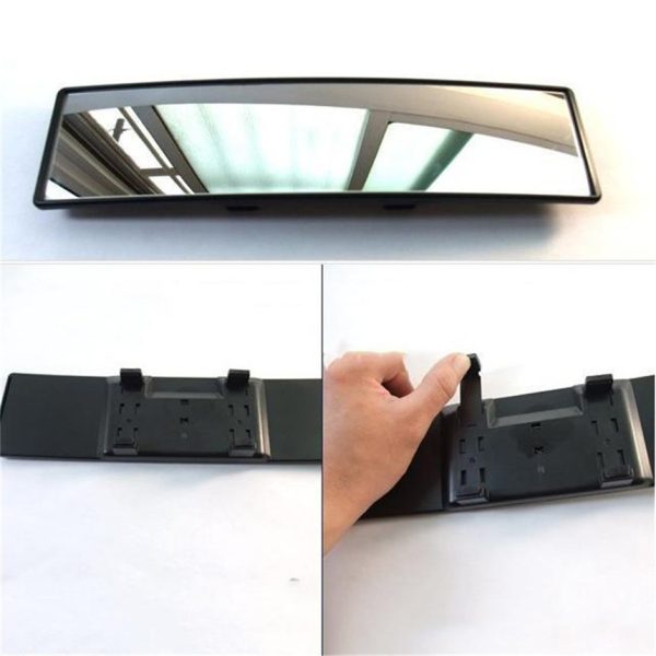 CARPRIE Car Mirror 1PC 300mm Wide Curve Inner Clip On Rear View Rearview Mirror Universal Car Truck - Image 4