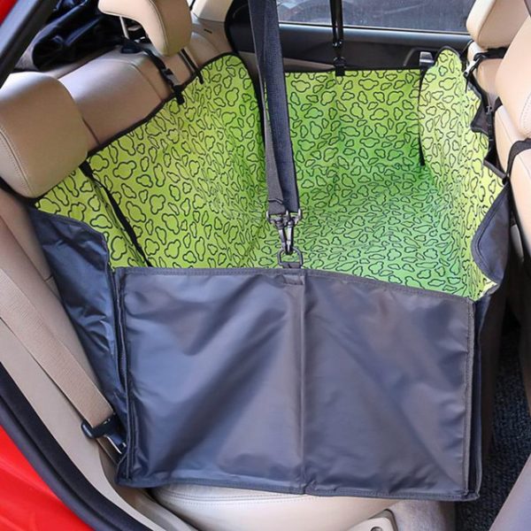 Pet carriers Oxford Fabric Paw pattern Car Pet Seat Cover Dog Car Back Seat Carrier Waterproof Pet Mat Hammock Cushion Protector - Image 8