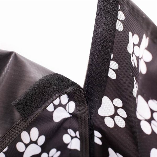 Pet carriers Oxford Fabric Paw pattern Car Pet Seat Cover Dog Car Back Seat Carrier Waterproof Pet Mat Hammock Cushion Protector - Image 5