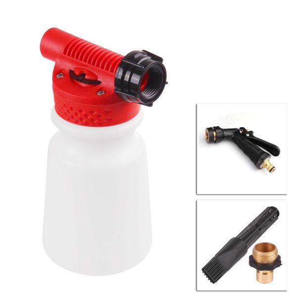 900ml Car Washing Foam Gun Car Cleaning Washing Snow Foamer Lance Car Water Soap Shampoo Sprayer Spray Foam Gun - Image 3